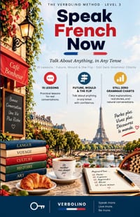 Speak French Now, Level 3: Talk About Anything, in Any Tense - The No-Grammar Method cover