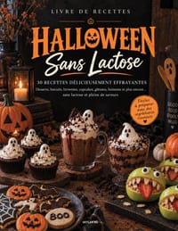 Recettes Halloween Sans Lactose: 30 desserts faciles et effrayants: biscuits, brownies, cupcakes, gâteaux et boissons pour une fête d'Halloween gourma cover