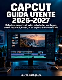 Capcut Guida Utente 2026-2027: Dal primo progetto al video pubblicato: montaggio, audio, sottotitoli, effetti, IA ed esportazioni senza errori cover
