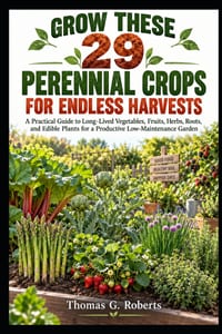 Grow These 29 Perennial Crops for Endless Harvests: A Practical Guide to Long-Lived Vegetables, Fruits, Herbs, Roots, and Edible Plants for a Producti cover
