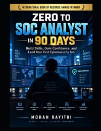 Zero to SOC Analyst in 90 Days: Build Skills, Gain Confidence, and Land Your First Cybersecurity Job cover
