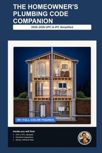 The Homeowner's Plumbing Code Companion: 2025-2026 UPC and IPC Simplified cover