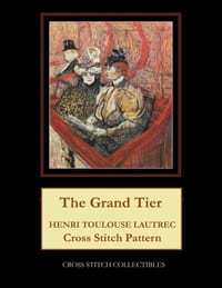 The Grand Tier: Henri Toulouse Lautrec Cross Stitch Pattern cover