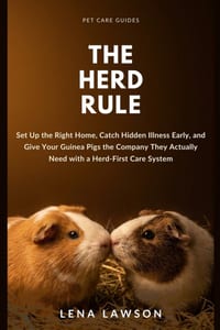 The Herd Rule: Set Up the Right Home, Catch Hidden Illness Early, and Give Your Guinea Pigs the Company They Actually Need with a Herd-First Care Syst cover