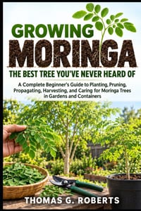 Growing Moringa: The Best Tree You've Never Heard Of: A Complete Beginner's Guide to Planting, Pruning, Propagating, Harvesting, and Caring for Moring cover
