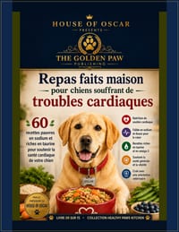 Repas faits maison pour chiens souffrant de troubles cardiaques: 60 recettes pauvres en sodium et riches en taurine pour soutenir la santé cardiaque d cover