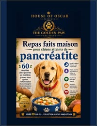 Repas faits maison pour chiens atteints de pancréatite: 60 recettes ultra-pauvres en matières grasses pour apaiser l'inflammation et accompagner la co cover