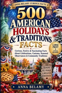 500 American Holidays and Traditions: Curious, Festive & Fascinating Facts About Celebrations, Customs, Seasonal Observances & American Traditions cover