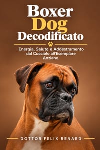 Boxer Dog Decodificato: Energia, Salute e Addestramento dal Cucciolo all'Esemplare Anziano cover