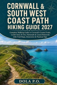 Cornwall & South West Coast Path Hiking Guide 2027: Complete Walking Guide to Cornwall's Coastal Trails, Land's End, St Ives, Falmouth & Lizard Penins cover