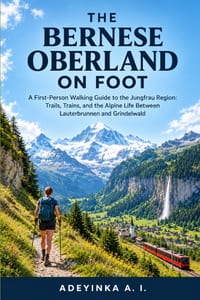 The Bernese Oberland on Foot: A First-Person Walking Guide to the Jungfrau Region: Trails, Trains, and the Alpine Life Between Lauterbrunnen and Grind cover