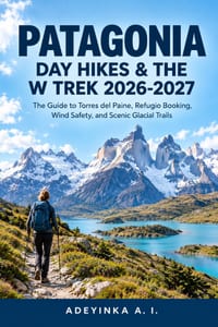 Patagonia Day Hikes & the W Trek 2026-2027: The Guide to Torres del Paine, Refugio Booking, Wind Safety, and Scenic Glacial Trails cover