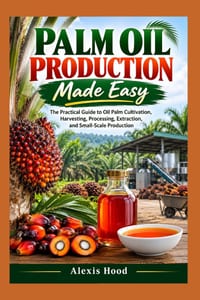Palm Oil Production Made Easy: The Practical Guide to Oil Palm Cultivation, Harvesting, Processing, Extraction, and Small-Scale Production cover
