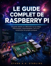 Le Guide Complet de Raspberry Pi: Un guide adapté aux débutants sur le codage, l'électronique, l'automatisation, l'IoT et la construction de projets p cover