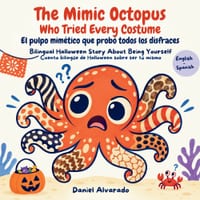 The Mimic Octopus Who Tried Every Costume - El pulpo mimético que probó todos los disfraces: Bilingual Halloween Story About Being Yourself cover