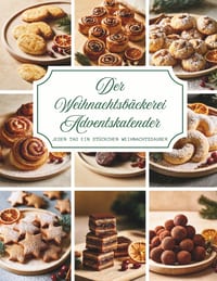 Der Weihnachtsbäckerei Adventskalender: Ein Backbuch voller Wärme und Vorfreude - 24 besinnliche Backrezepte, die Ihre Adventszeit mit köstlichem Duft cover