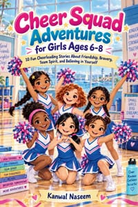Cheer Squad Adventures for Girls Ages 6-8: 10 Fun Cheerleading Stories About Friendship, Bravery, Team Spirit, and Believing in Yourself cover