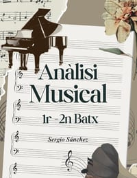 An�lisi Musical: 1r i 2n de Batx cover