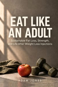 Eat Like an Adult: Sustainable Fat Loss, Strength, and Life After Weight Loss Injections cover