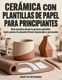 Cerámica Con Plantillas de Papel Para Principiantes: Guía práctica desde la primera plantilla hasta piezas de plancha firmes funcionales y personales cover