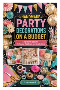 Handmade Party Decorations on a Budget: Simple DIY Ideas for Birthdays, Weddings, and Celebrations cover