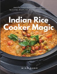 Indian Rice Cooker Magic: 50 Easy One-Pot Recipes for Biryani, Curries, Dal, Khichdi, Pulao & More cover