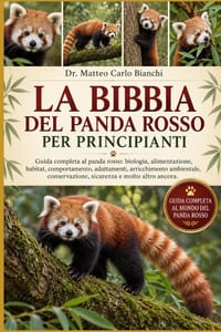 La Bibbia del Panda Rosso Per Principianti: Guida completa al panda rosso: biologia, alimentazione, habitat, comportamento, adattamenti, arricchimento cover