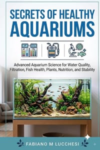 Secrets of Healthy Aquariums: Advanced Aquarium Science for Water Quality, Filtration, Fish Health, Plants, Nutrition, and Stability cover