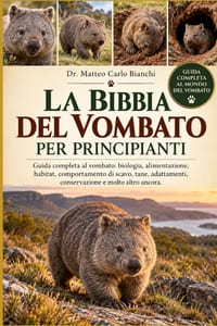 La Bibbia del Vombato Per Principianti: Guida completa al vombato: biologia, alimentazione, habitat, comportamento di scavo, tane, adattamenti, conser cover
