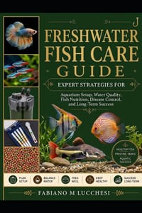 Freshwater Fish Care Guide: Expert Strategies for Aquarium Setup, Water Quality, Fish Nutrition, Disease Control, and Long-Term Success cover