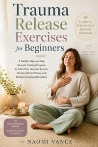 Trauma Release Exercises for Beginners: A Gentle, Step-by-Step Somatic Healing Program to Calm Your Nervous System, Process Stored Stress, and Reclaim cover