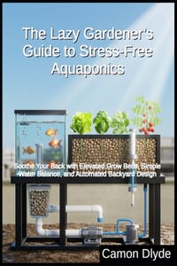 The Lazy Gardener's Guide to Stress-Free Aquaponics: Soothe Your Back with Elevated Grow Beds, Simple Water Balance, and Automated Backyard Design cover