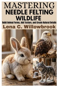 Mastering Needle Felting wildlife: Build Animal forms, Add Texture, and Create Natural Details cover