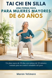 Tai CHI En Silla Una Forma Fácil Para Mujeres Mayores de 60 Años: Un plan suave de 28 días con rutinas de 10 minutos sentado para un control saludable cover