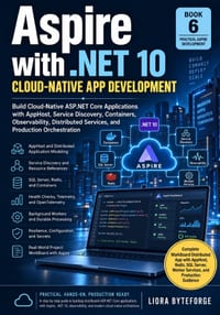 Aspire with .NET 10: Build Cloud-Native ASP.NET Core Applications with AppHost, Service Discovery, Containers, Observability, Distributed Services, an cover
