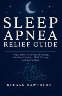 Sleep Apnea Relief Guide: Simple Steps to Understand Snoring, Breathing Problems, CPAP Therapy, and Restful Sleep cover