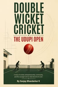 The Double Wicket Crazy Cricket - Udupi Open: How a Weekend Game Became a Movement cover