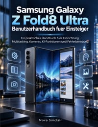 Samsung Galaxy Z Fold8 Ultra Benutzerhandbuch fuer Einsteiger: Ein praktisches Handbuch fuer Einrichtung, Multitasking, Kameras, KI-Funktionen und Feh cover