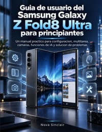 Guia de usuario del Samsung Galaxy Z Fold8 Ultra para principiantes: Un manual practico para configuracion, multitarea, camaras, funciones de IA y sol cover