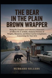 The Bear In The Plain Brown Wrapper: Being the Complete and Voluntary Statement of Officer M. E. Griddle, Alabama Division of Weights, Measures, and M cover