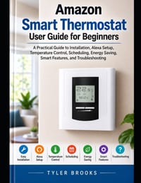 Amazon Smart Thermostat User Guide for Beginners: A Practical Guide to Installation, Alexa Setup, Temperature Control, Scheduling, Energy Saving, Smar cover