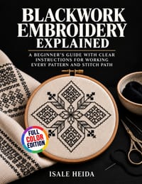 Blackwork Embroidery Explained: A Beginner's Guide with Clear Instructions for Working Every Pattern and Stitch Path cover