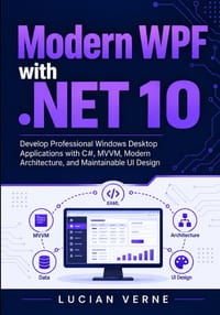Modern WPF with .NET 10: Develop Professional Windows Desktop Applications with C#, MVVM, Modern Architecture, and Maintainable UI Design cover