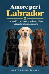 Amore per i Labrador: tutto ciò che i neoproprietari di un Labrador devono sapere cover