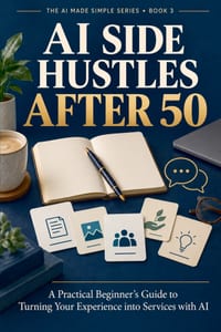 AI Side Hustles After 50: A Practical Beginner's Guide to Turning Your Experience into Services with AI cover