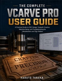The Complete Vcarve Pro User Guide: A Practical Guide to CNC Design, Toolpath Creation, Machine Setup, and Troubleshooting for Woodworkers and Sign Ma cover