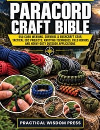 Paracord Craft Bible: 550 Cord Weaving, Survival & Bushcraft Gear, Tactical EDC Projects, Knotting Techniques, Field Repairs, and Heavy-Duty Outdoor A cover