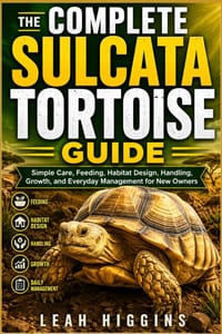 The Complete Sulcata Tortoise Guide: Simple Care, Feeding, Habitat Design, Handling, Growth, and Everyday Management for New Owners cover