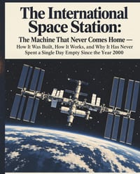 The International Space Station: The Machine That Never Comes Home: How It Was Built, How It Works, and Why It Has Never Spent a Single Day Empty Sinc cover