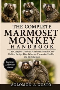 The Complete Marmoset Monkey Handbook: The Complete Guide to Marmoset Monkey Care, Habitat Design, Diet, Behavior, Preventive Health, and Lifelong Car cover